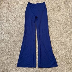 Women's Blue Flared Pants